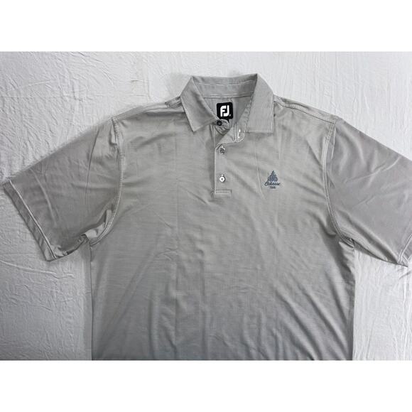 FootJoy Other - FootJoy 12% Spandex Stretch Polo Golf Shirt. Cohasse 1916 Stitched. Size L, EUC!
